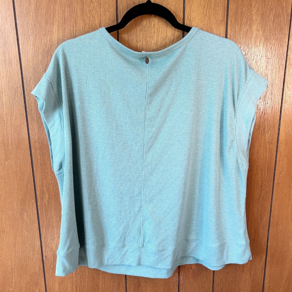 LIVI Active by Lane Bryant Teal Blue Athletic Short Sleeve Top – Size 18/20 - Picture 4 of 4